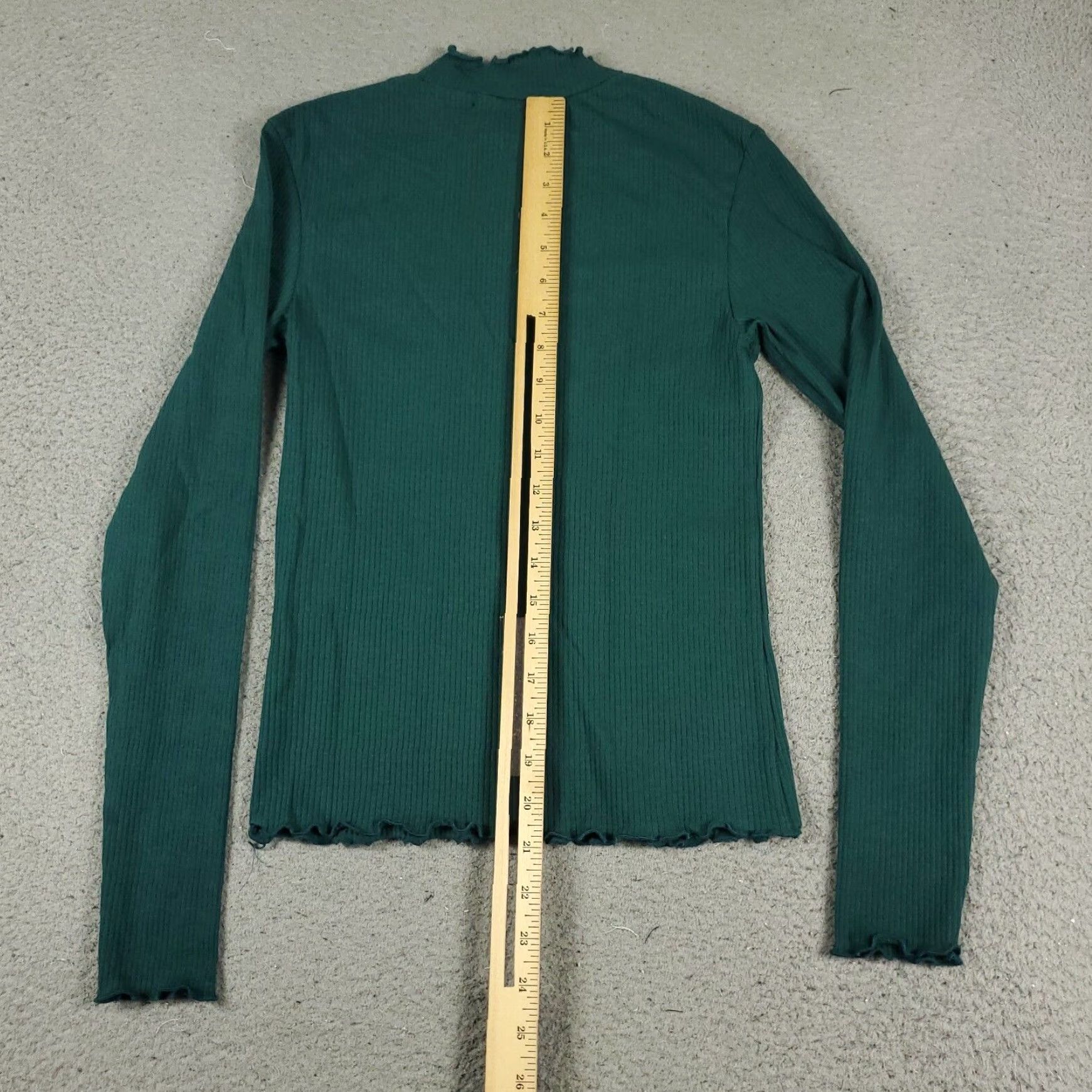 Zara Zara Long Sleeve Cropped T Shirt Womens Medium Blue Size M / US 6-8 / IT 42-44 - 5 Thumbnail