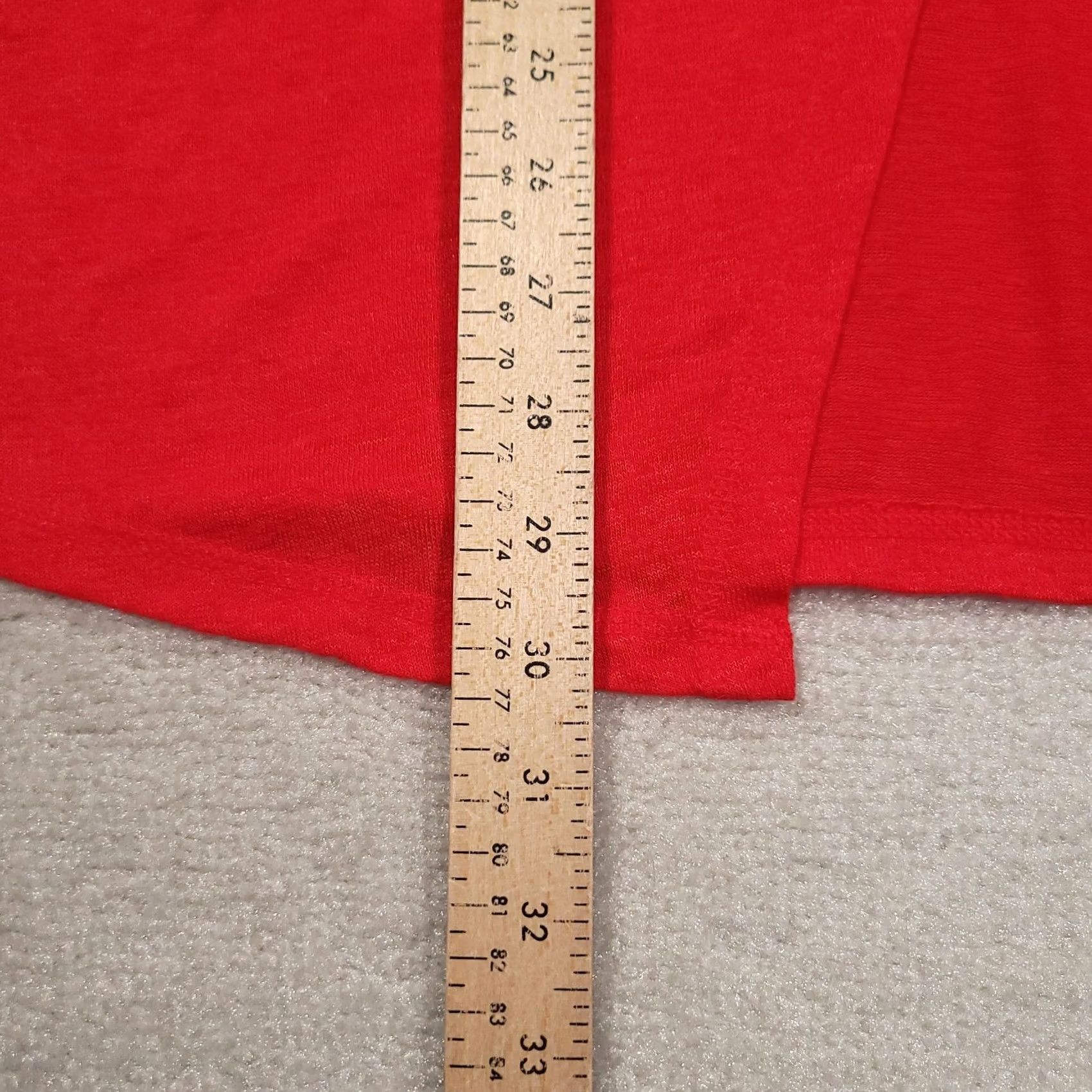 Vintage Terra&Sky Blouse Womens 1X Red Sleeveless Scoop Neck Slit Back Floral Casual Plus SizeMade in Indonesia Size XL / US 12-14 / IT 48-50 - 6 Thumbnail