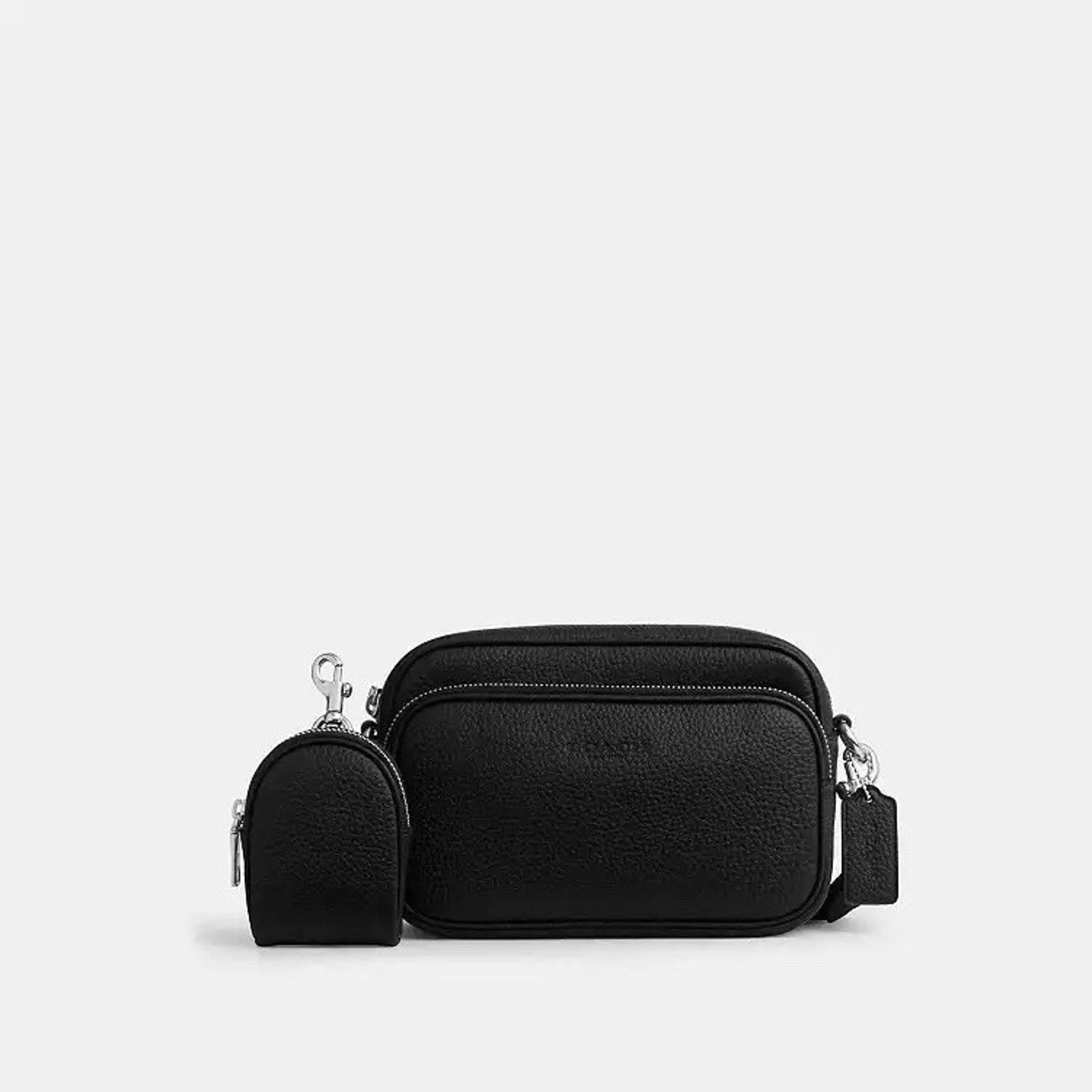 Coach NWT Coach Finlay Crossbody Bag CDB24 leather Silver Black Size ONE SIZE - 8 Thumbnail