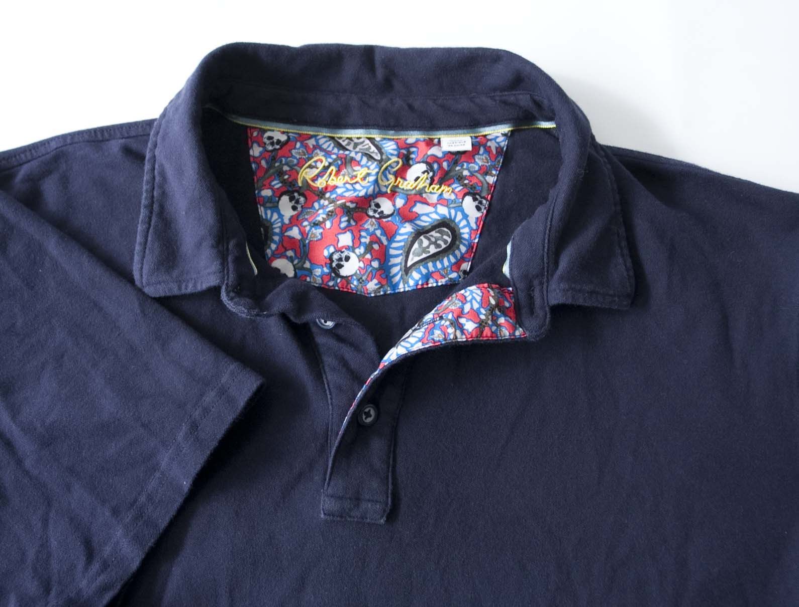 Robert Graham Robert Graham Polo Dark Blue Size L Size US L / EU 52-54 / 3 - 2 Thumbnail