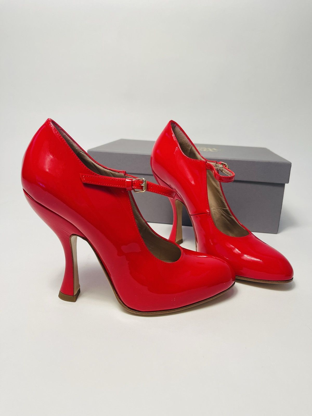 image of Vivienne Westwood Ss16 Mary Jane Hells Red It 37 Shoes, Women's