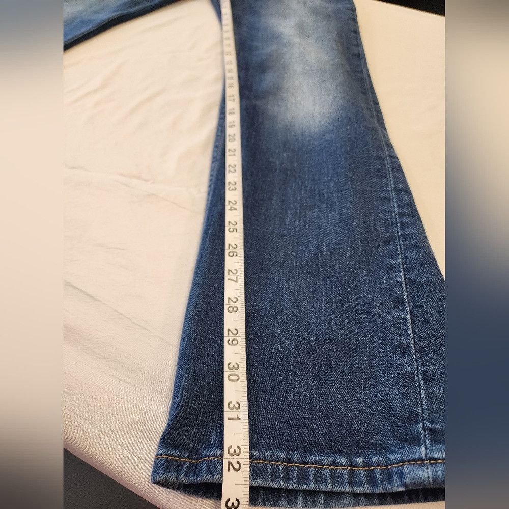 Jean × Levi's Levi's 505 Dark Denim Blue Jeans Classic Straight Leg High Size US 32 / EU 48 - 6 Thumbnail
