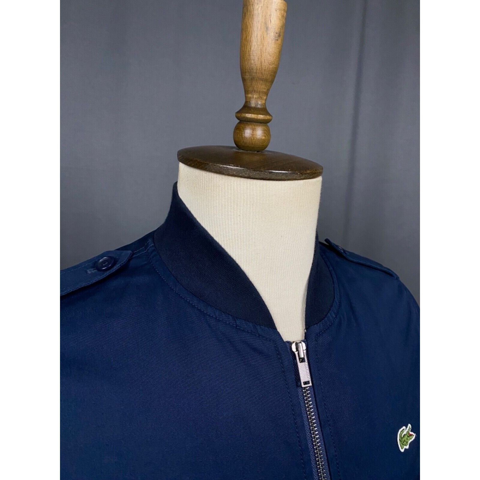 Lacoste Lacoste LIVE! Men's Blue Bomber Jacket Size 48 Size US M / EU 48-50 / 2 - 3 Thumbnail