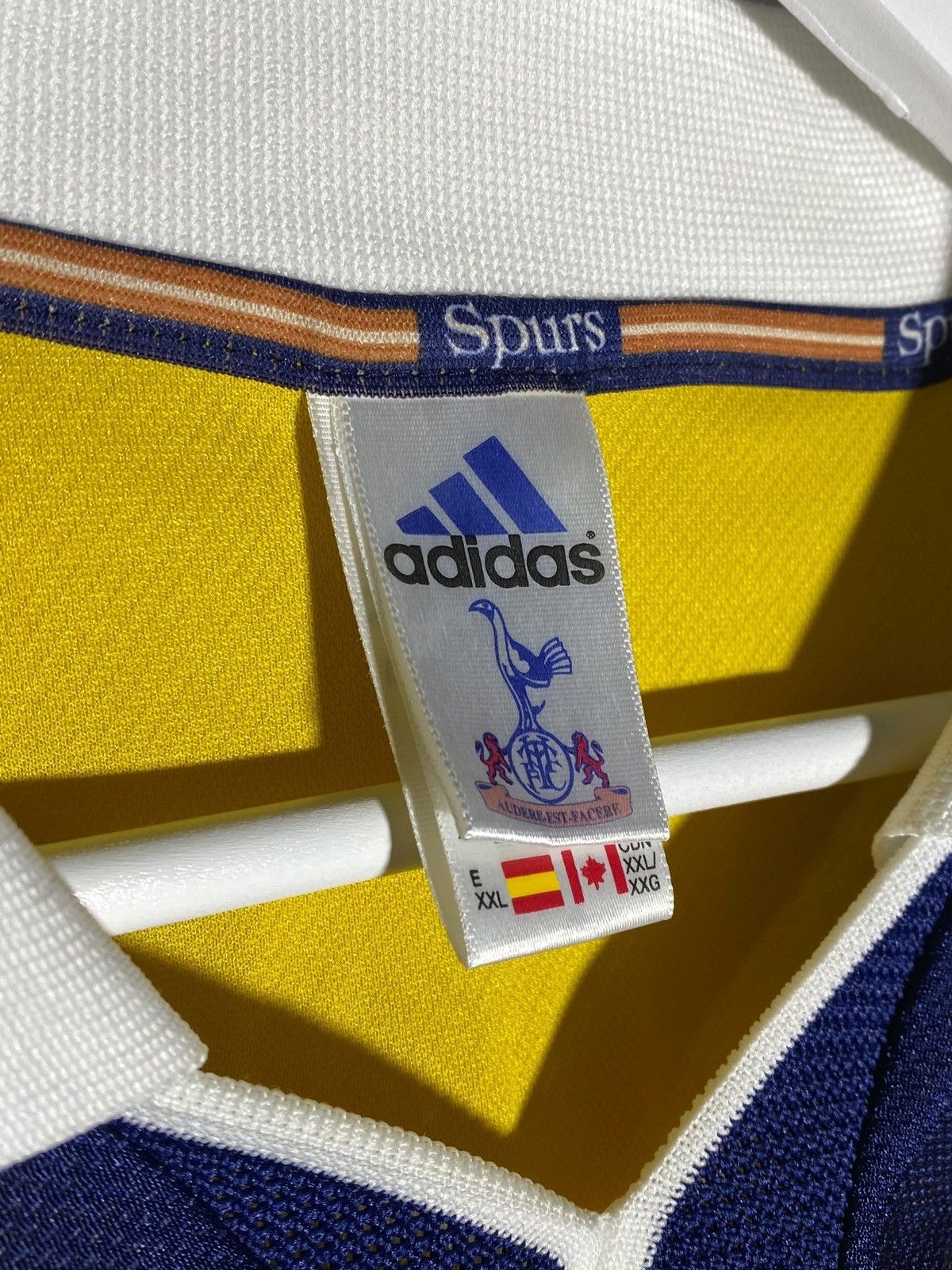 Adidas × Vintage Vintage Tottenham Hotspur 1999/00 Away Football Shirt Size US XXL / EU 58 / 5 - 17 Thumbnail