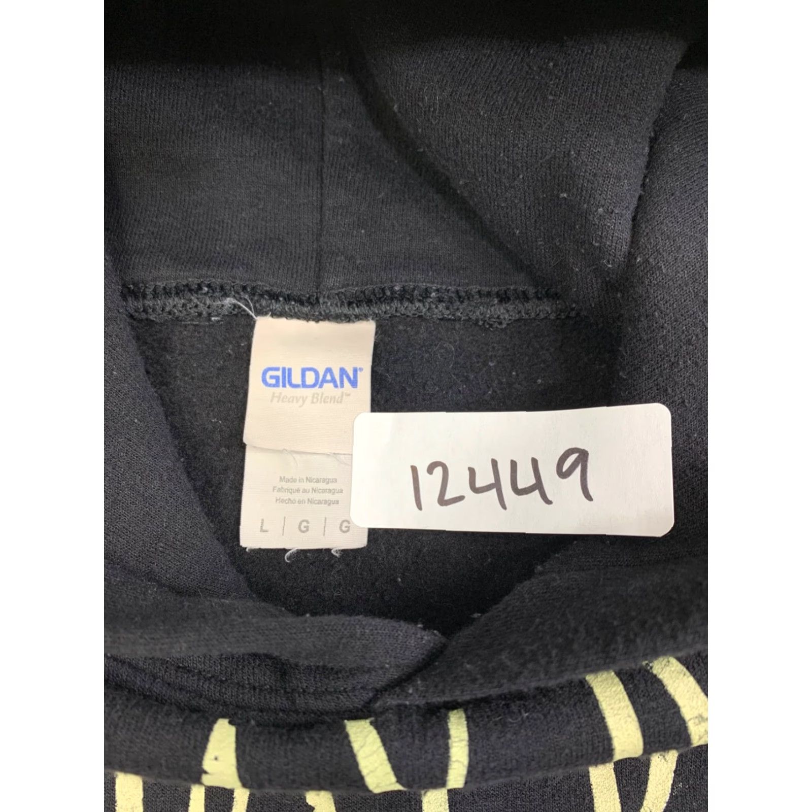 Gildan Gildan Hoodie Mens L Black Rock Music Pullover Hooded 12449 Size US L / EU 52-54 / 3 - 3 Thumbnail