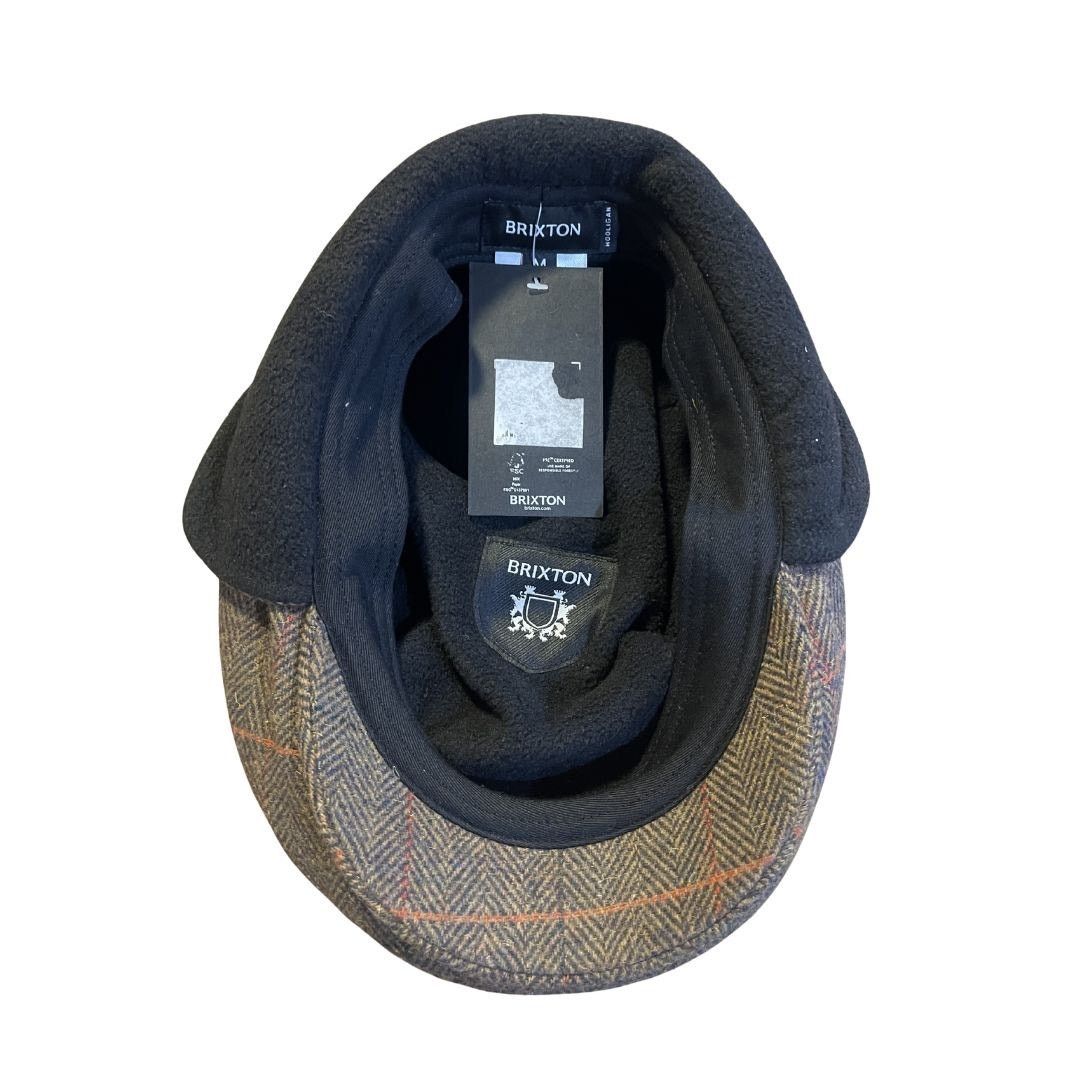 Brixton Newsboy Cap Hooligan Ear Flap Snap Flat NWT Unisex Medium Size ONE SIZE - 5 Thumbnail
