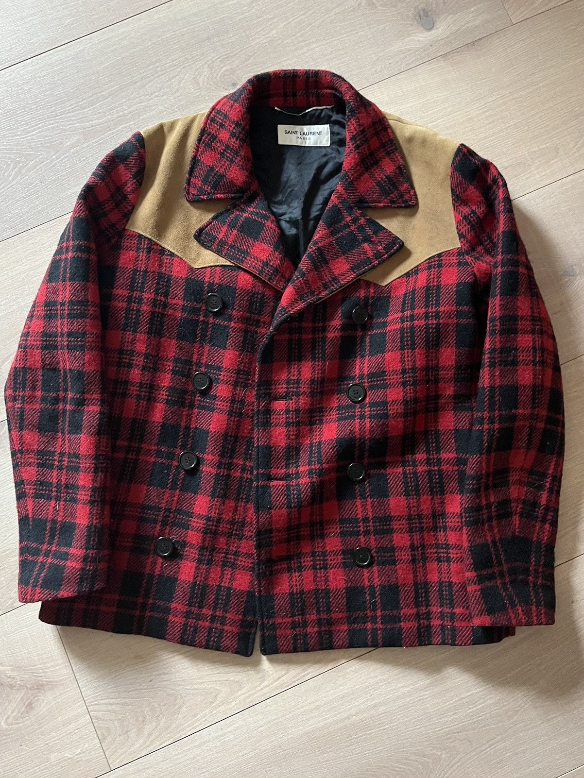 Saint Laurent Red Jacket | Grailed
