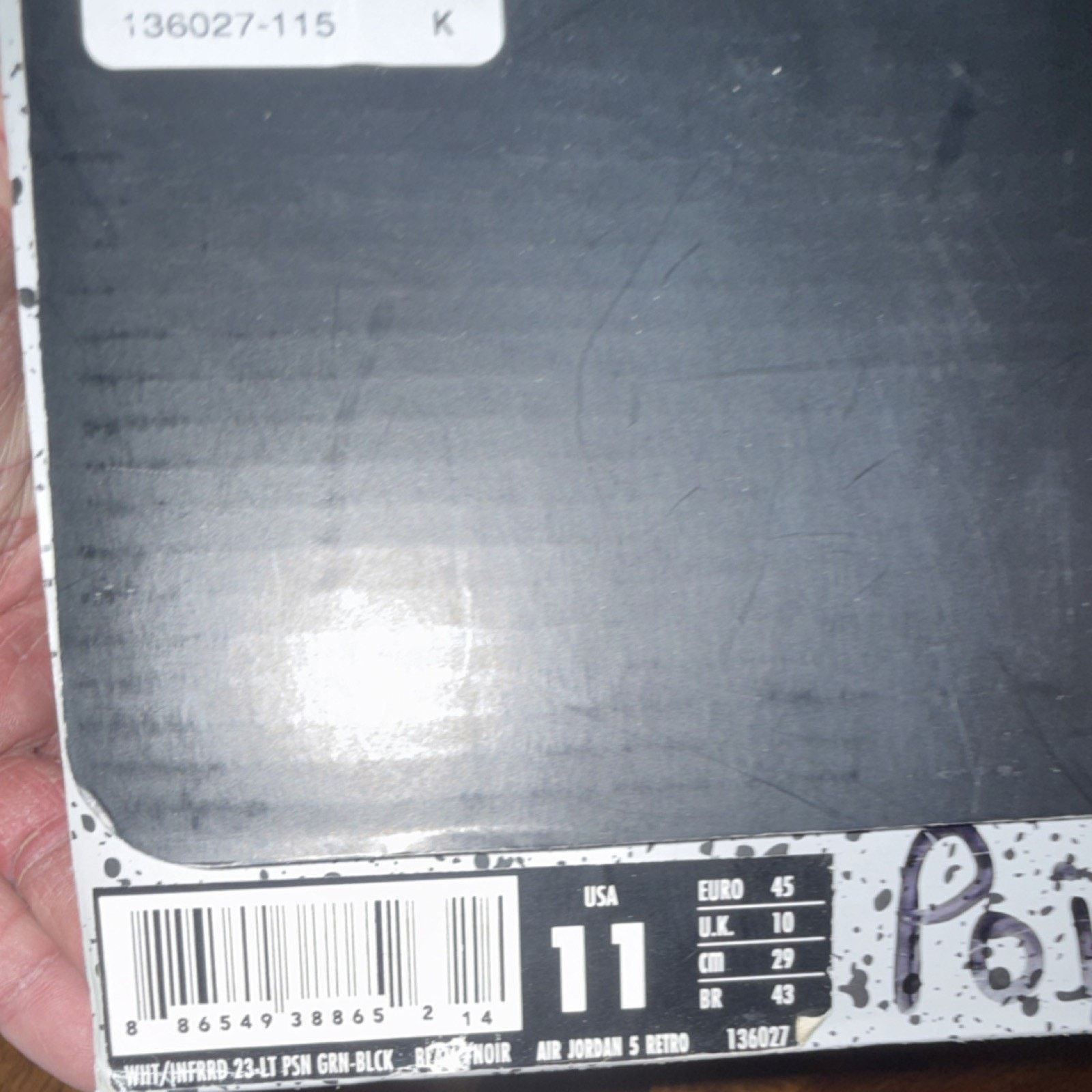 Nike Jordan Air Jordan 5 Retro Pro Stars White Black OG BOX M11 Size US 11 / EU 44 - 10 Thumbnail