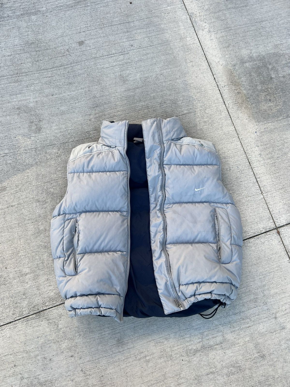 Nike 90s Vintage Nike Puffer Down Vest Size US L / EU 52-54 / 3 - 4 Thumbnail