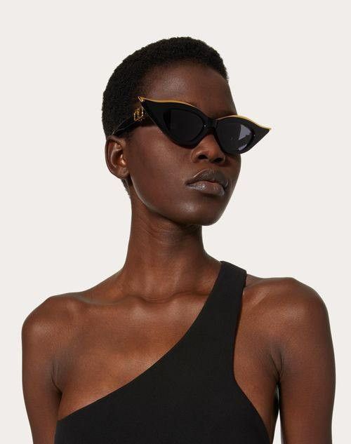 Valentino Valentino Sunglasses Black Grey V-GOLDCUT - II VLS-114A 49 Size ONE SIZE - 12 Thumbnail