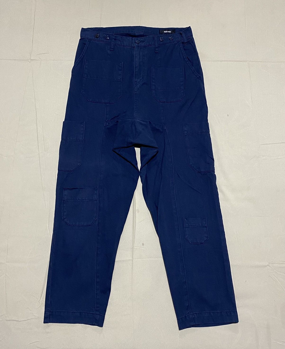 Issey Miyake Vintage Ne-net Issey Miyake Drop Crotch Multi Pocket Pants Size US 31 - 1 Thumbnail