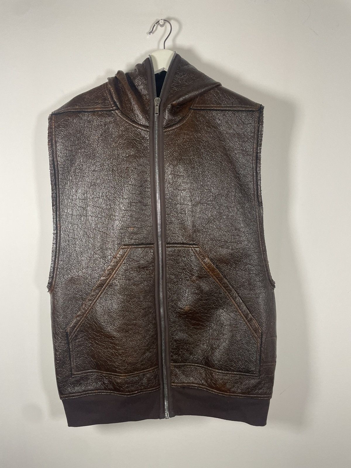 Rick Owens Rick Owens SS22 Strobe Pony Hair Gimp Vest | Grailed