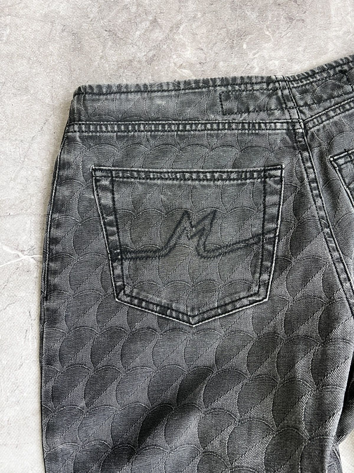 Tornado Mart Rare Japanese flared crazy pattern flared jeans tornado mart Size US 32 / EU 48 - 11 Thumbnail
