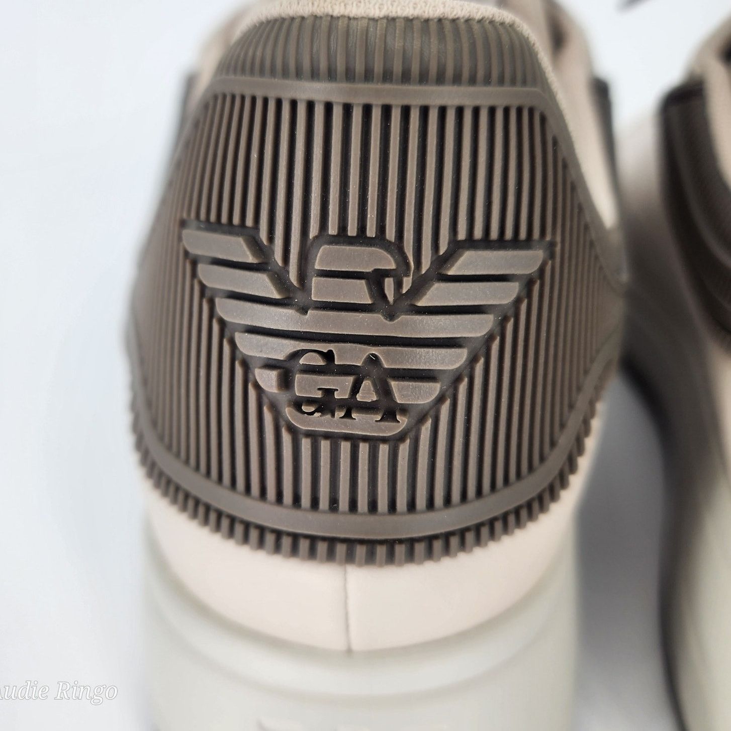 Emporio Armani Emporio Armani Beige Leather Low-Top Sneakers 41 Size US 8 / EU 41 - 9 Thumbnail