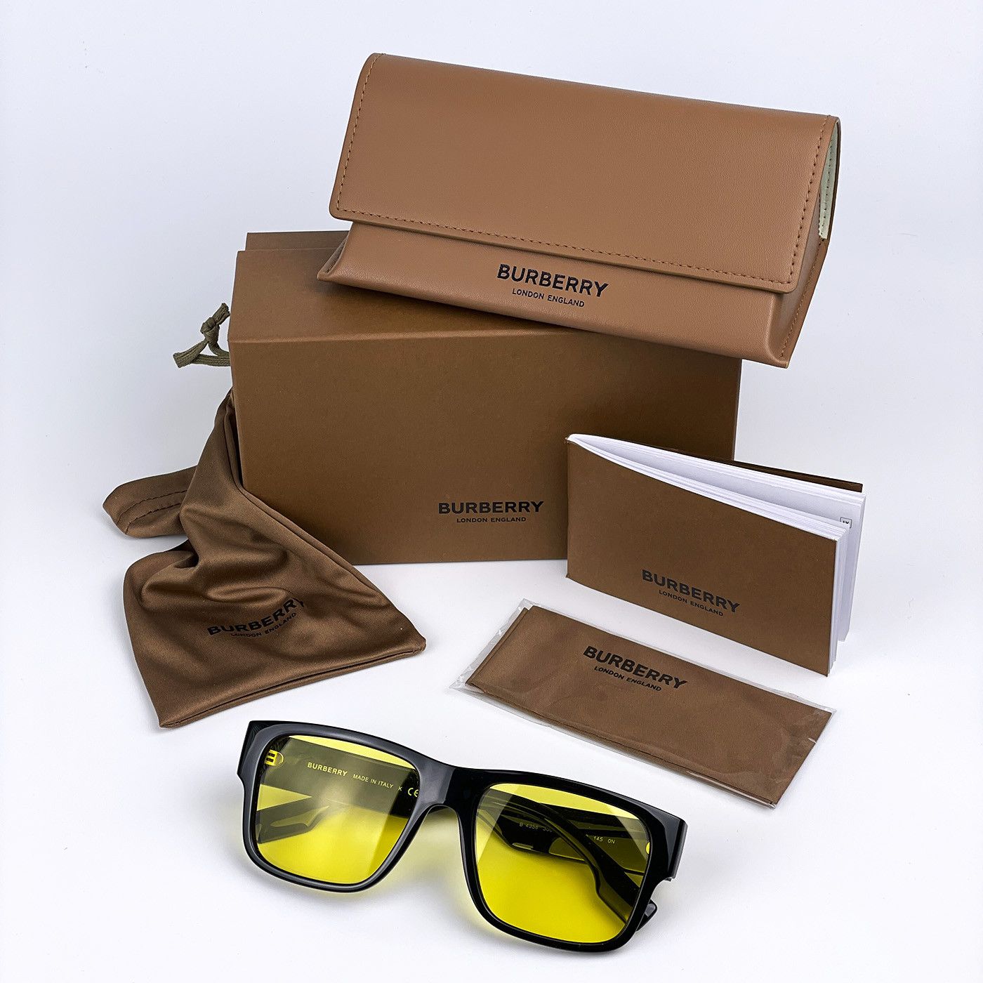 Burberry NEW Burberry KNIGHT BE4358 300185 Square Men Sunglasses Size ONE SIZE - 11 Thumbnail