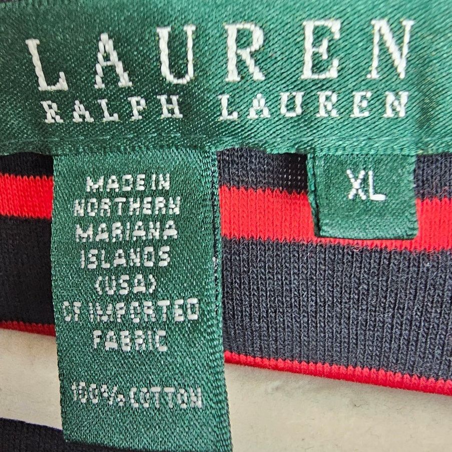 Lauren Ralph Lauren Lauren Ralph Lauren Womens Striped Top Sz XL Preppy Nautical Size XL / US 12-14 / IT 48-50 - 6 Thumbnail
