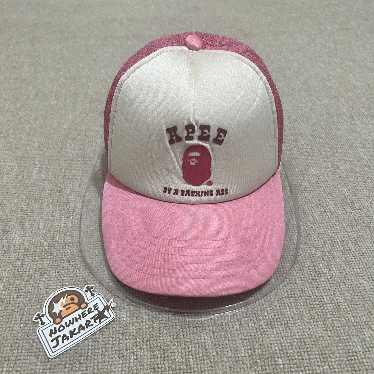 RARE 2006 Bape Apee Pink Cap
