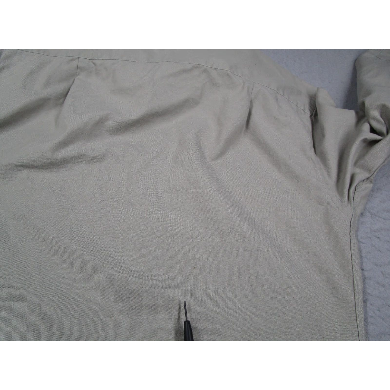 Ermenegildo Zegna Ermenegildo Zegna Shirt Mens 16.5 Gray 42 Cotton Dress Button Front Long Sleeve Size 42R - 6 Thumbnail