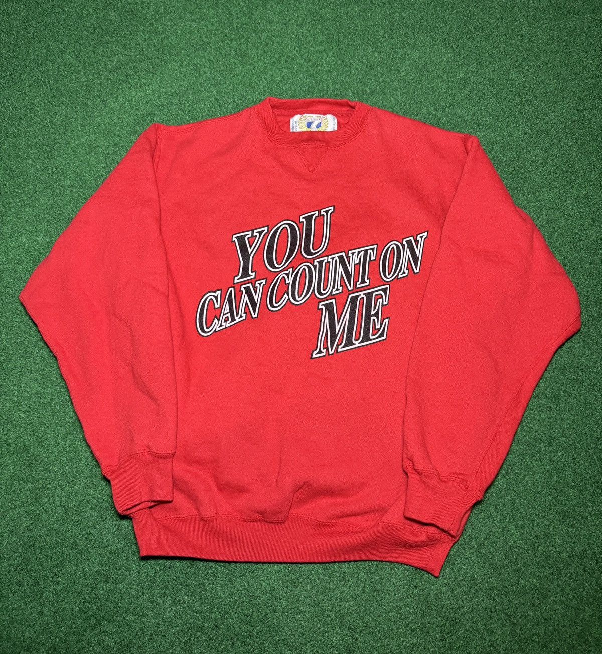Logo 7 Vintage 90s Logo 7 You Can Count On Me XL Sweatshirt Size US XL / EU 56 / 4 - 1 Thumbnail