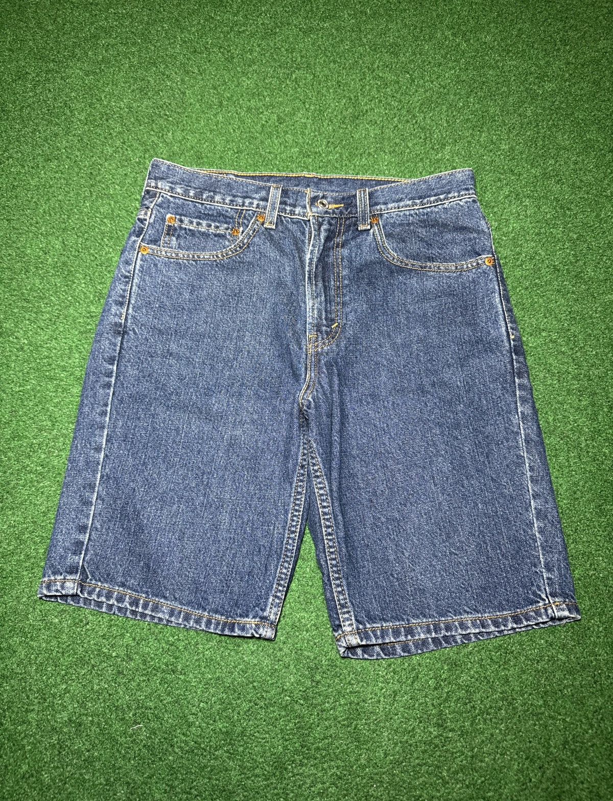 Levi's Levis 505 Jorts Y2K Medium Wash 31 10” Denim Shorts Size US 31 - 3 Thumbnail
