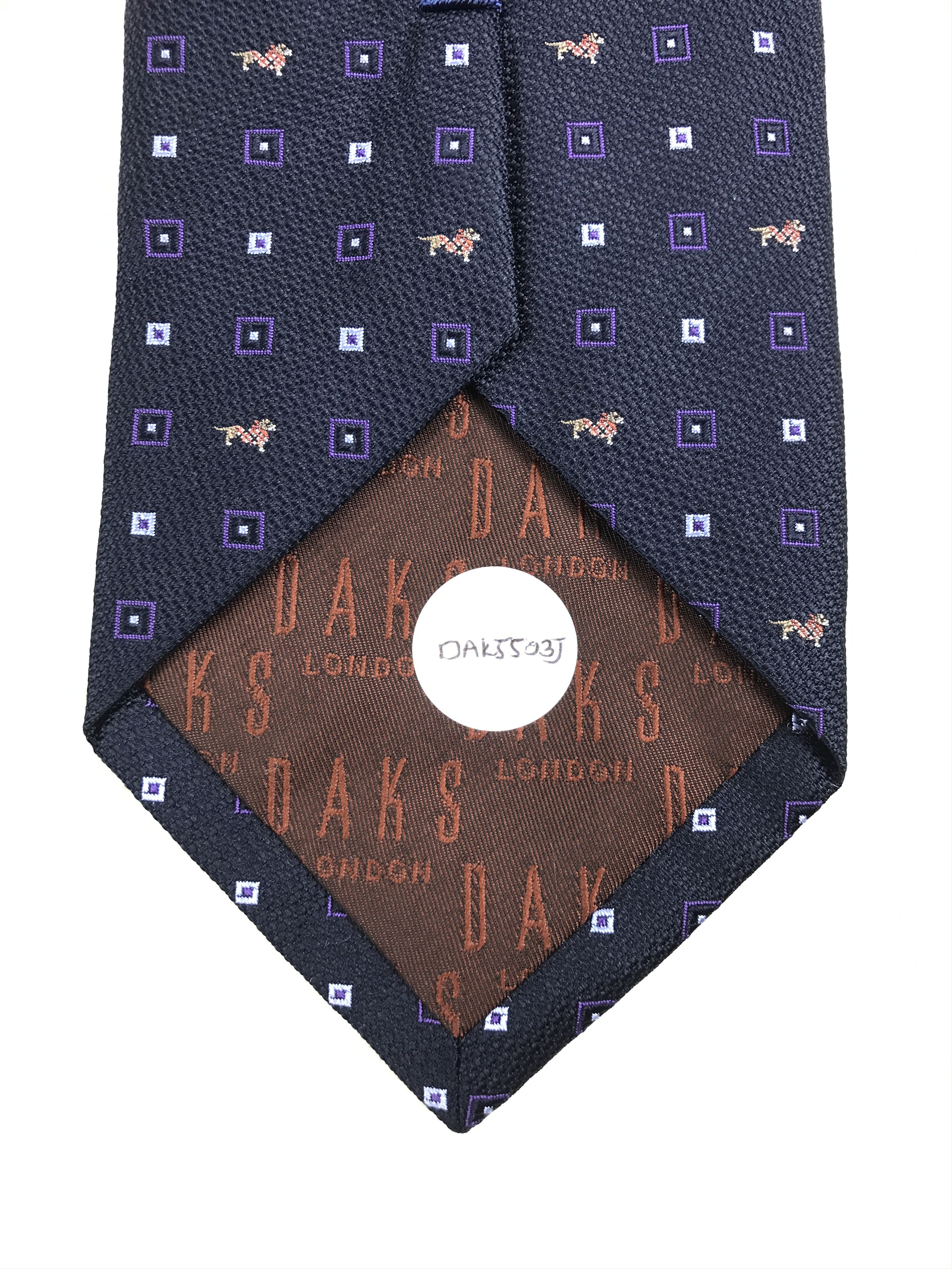 DAKS × Designer × Vintage Vintage DAKS Silk Necktie Size ONE SIZE - 9 Thumbnail