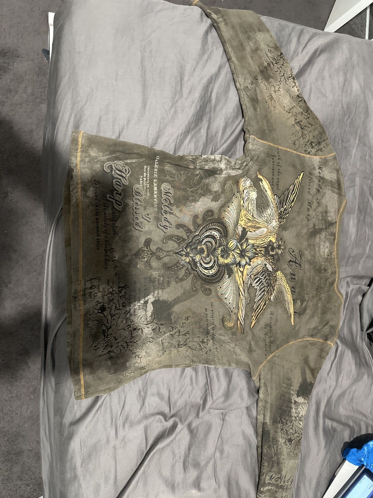 Travis Scott Vintage Y2K half sleeve top Size S / US 4 / IT 40 - 7 Thumbnail