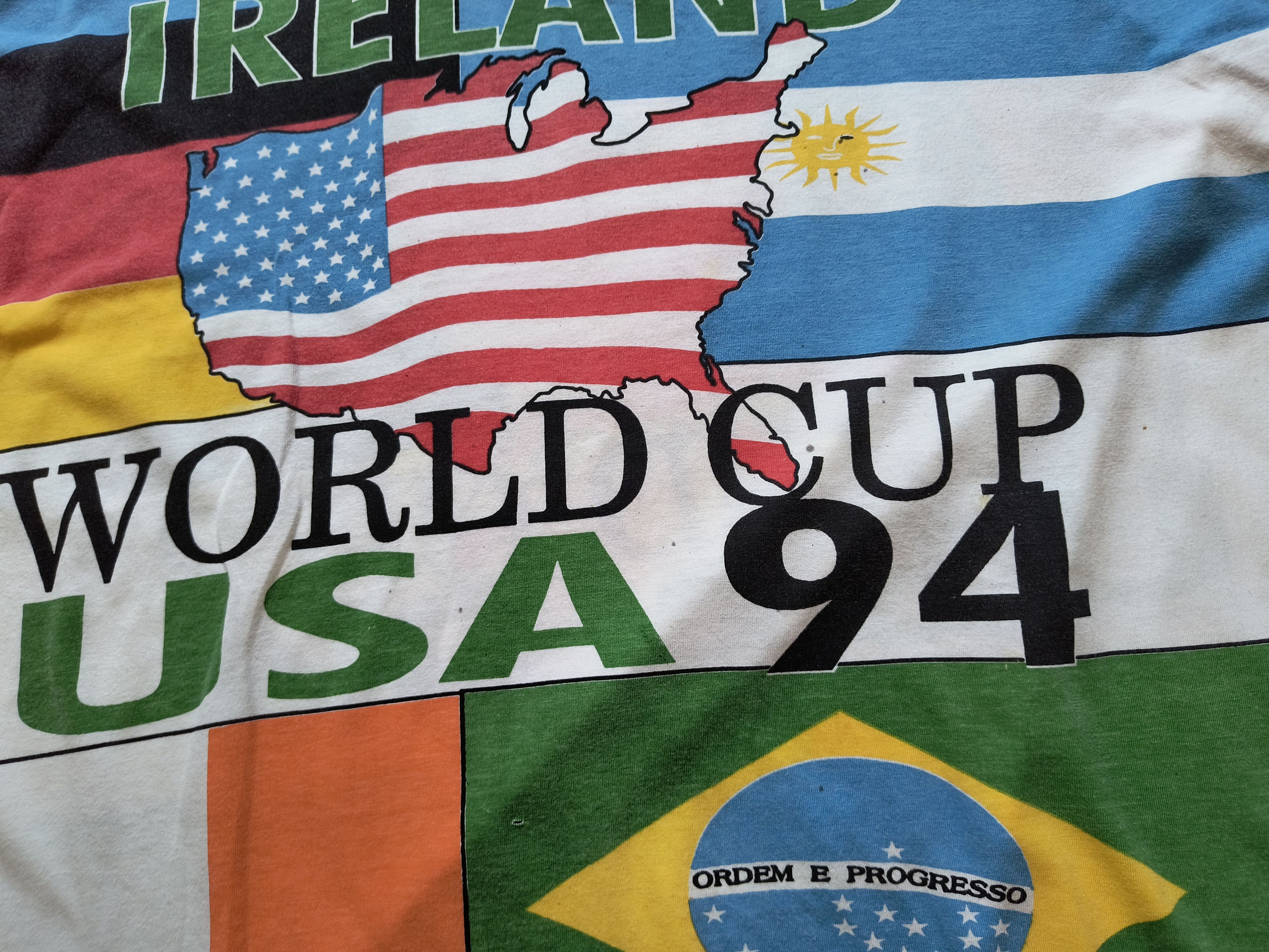 Vintage Vintage Ireland football soccer world cup 94 USA t-shirt Size US L / EU 52-54 / 3 - 5 Thumbnail