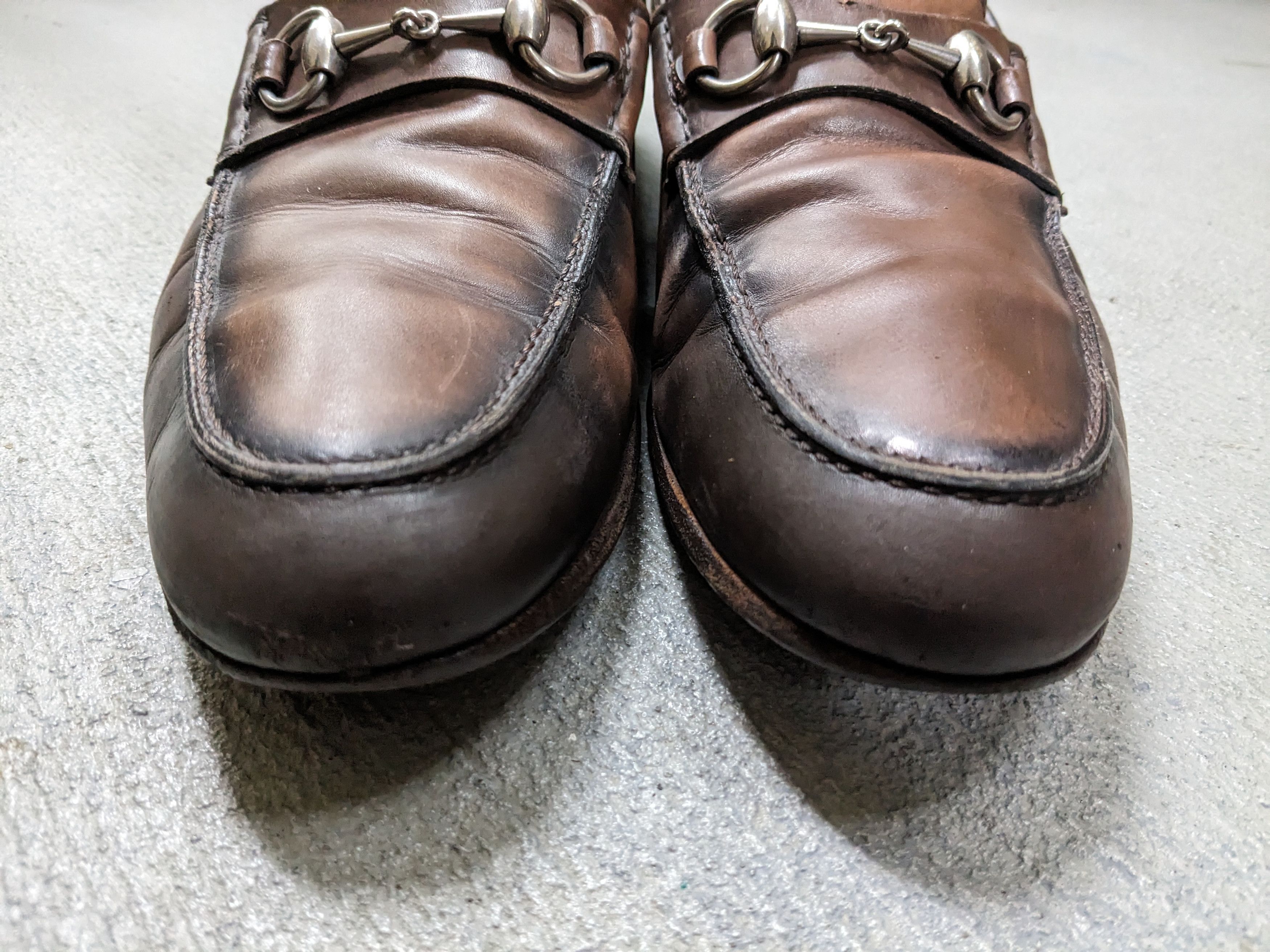 Gucci × Vintage Gucci Horsebit Loafers Brown Leather 8.5 Italy Slip On Size US 8.5 / EU 41-42 - 2 Thumbnail