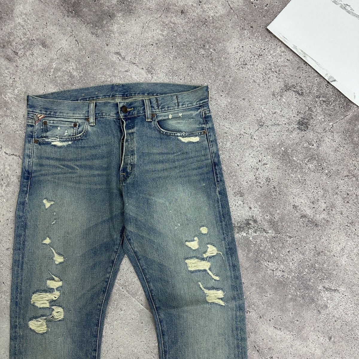 Vintage 00s Denim & Supply Ralph Lauren distressed jeans