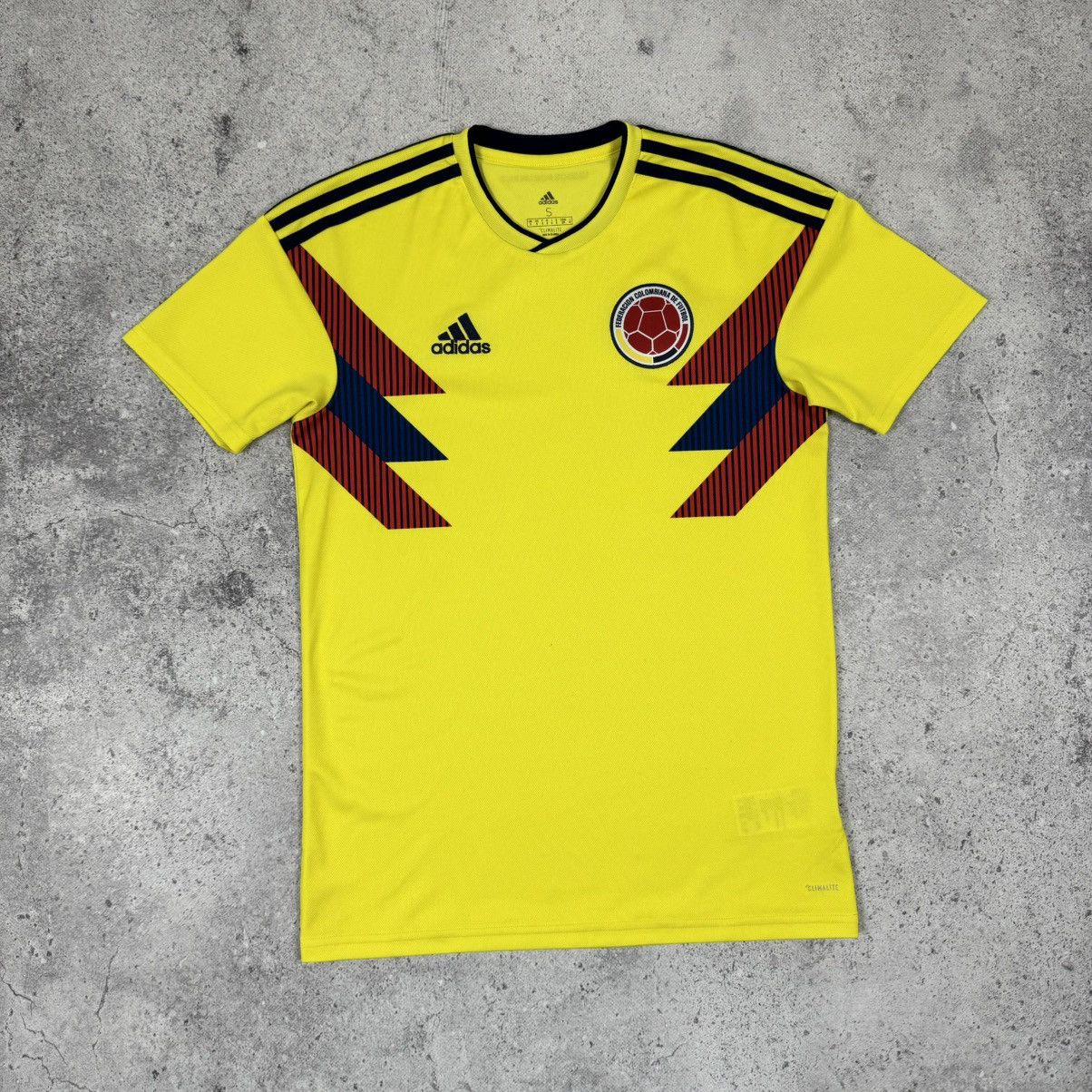 Adidas Colombia National Team 2018 Adidas Football Soccer Jersey Size US S / EU 44-46 / 1 - 2 Thumbnail