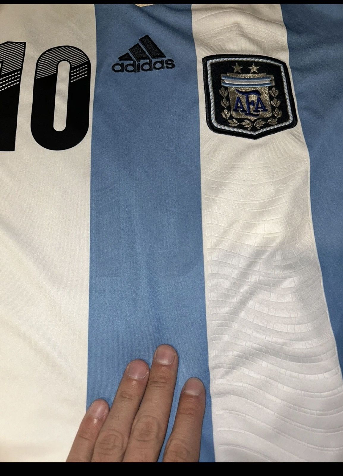Adidas Messi Argentina Home Jersey 2011/2012 Official XL-misprint Size US XL / EU 56 / 4 - 3 Thumbnail