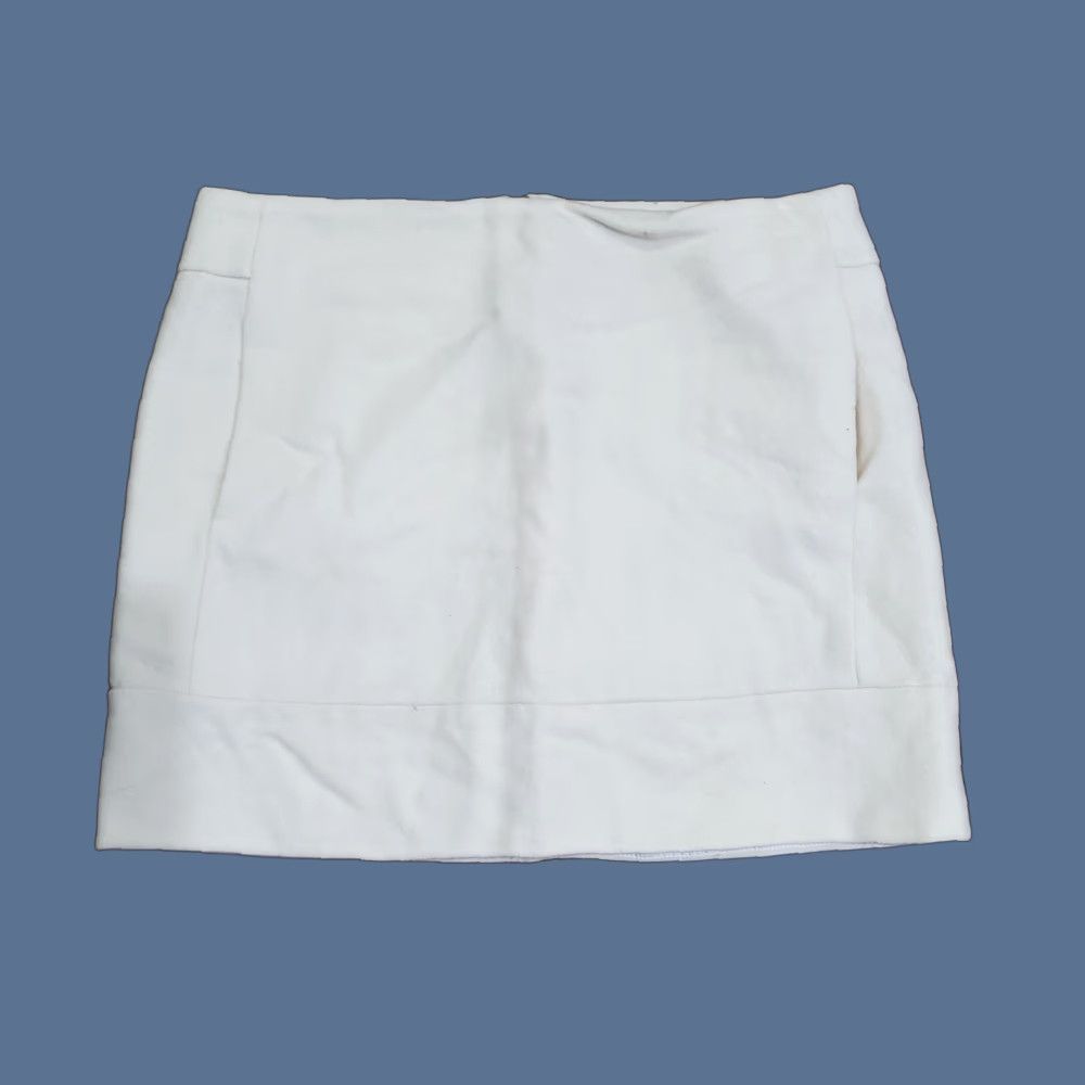 J.Crew J.Crew Skirt Womens 6 White Wool Blend Mini Pencil Lined Pockets Style 29992 Size 28" / US 6 / IT 42 - 1 Thumbnail
