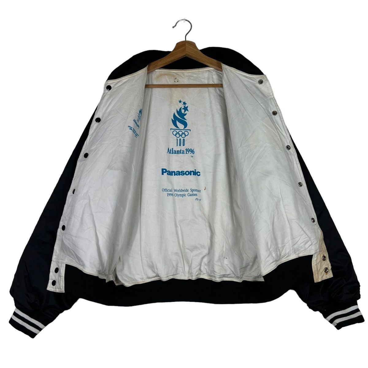 USA Olympics 🔥 VINTAGE 1996 ATLANTA OLYMPICS GAMES PANASONIC JACKET Size US L / EU 52-54 / 3 - 11 Thumbnail