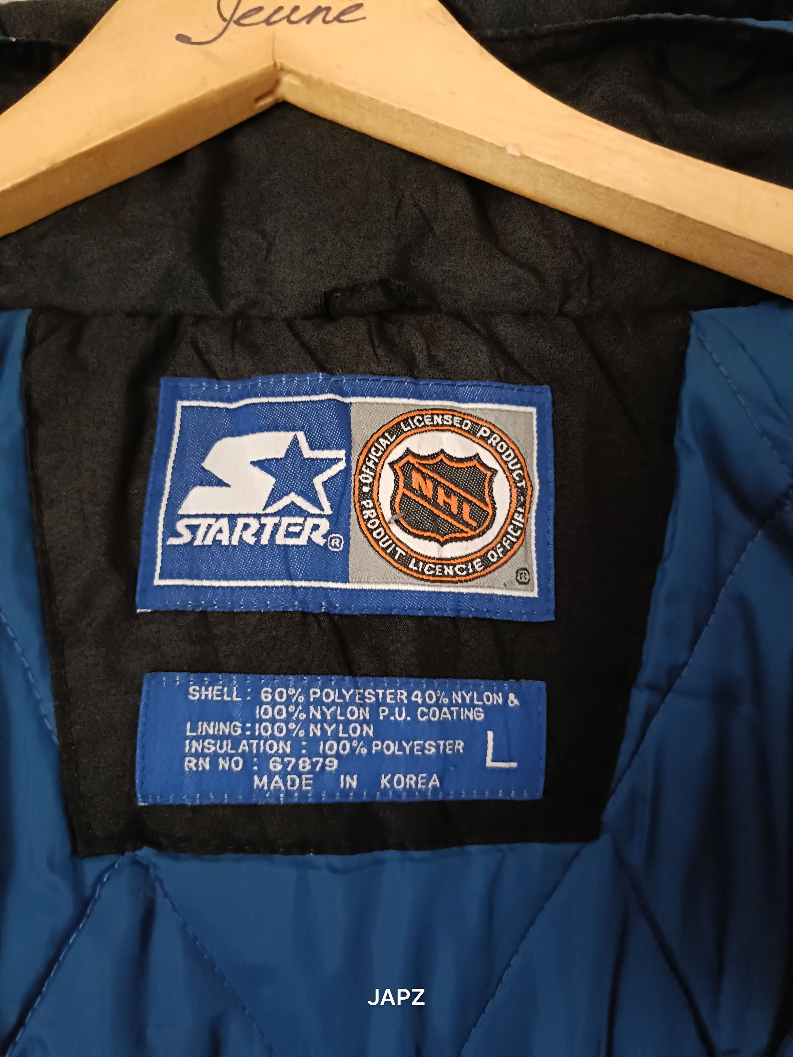 Starter Vintage 90s starter Tampa bay lightning NHL jacket Size US L / EU 52-54 / 3 - 7 Thumbnail