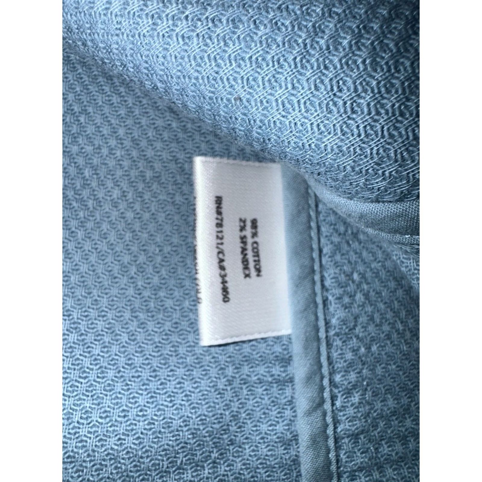 Eileen Fisher Eileen Fisher Jacket Women's XS Light Blue Cotton Spandex Button Up Size XS / US 0-2 / IT 36-38 - 3 Thumbnail