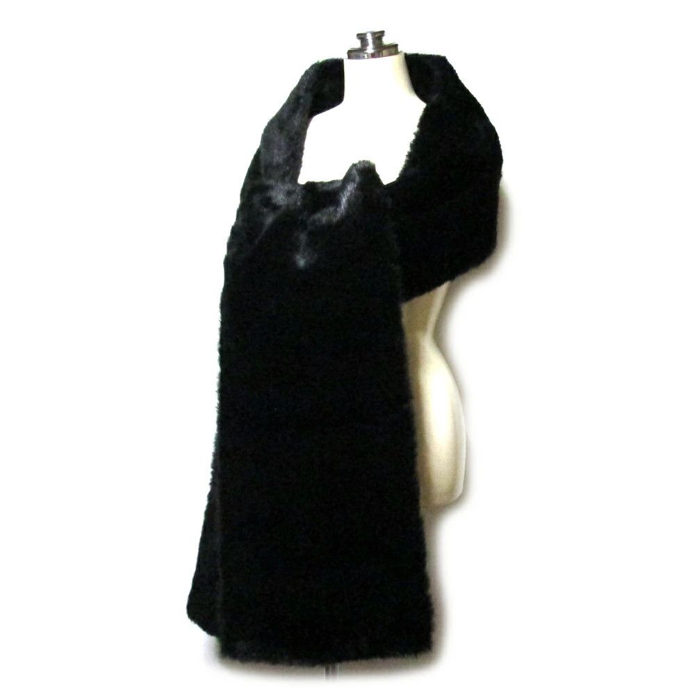 Yohji Yamamoto Yohji Yamamoto POUR HOMME Fur Wide Long Muffler Size ONE SIZE - 1 Thumbnail