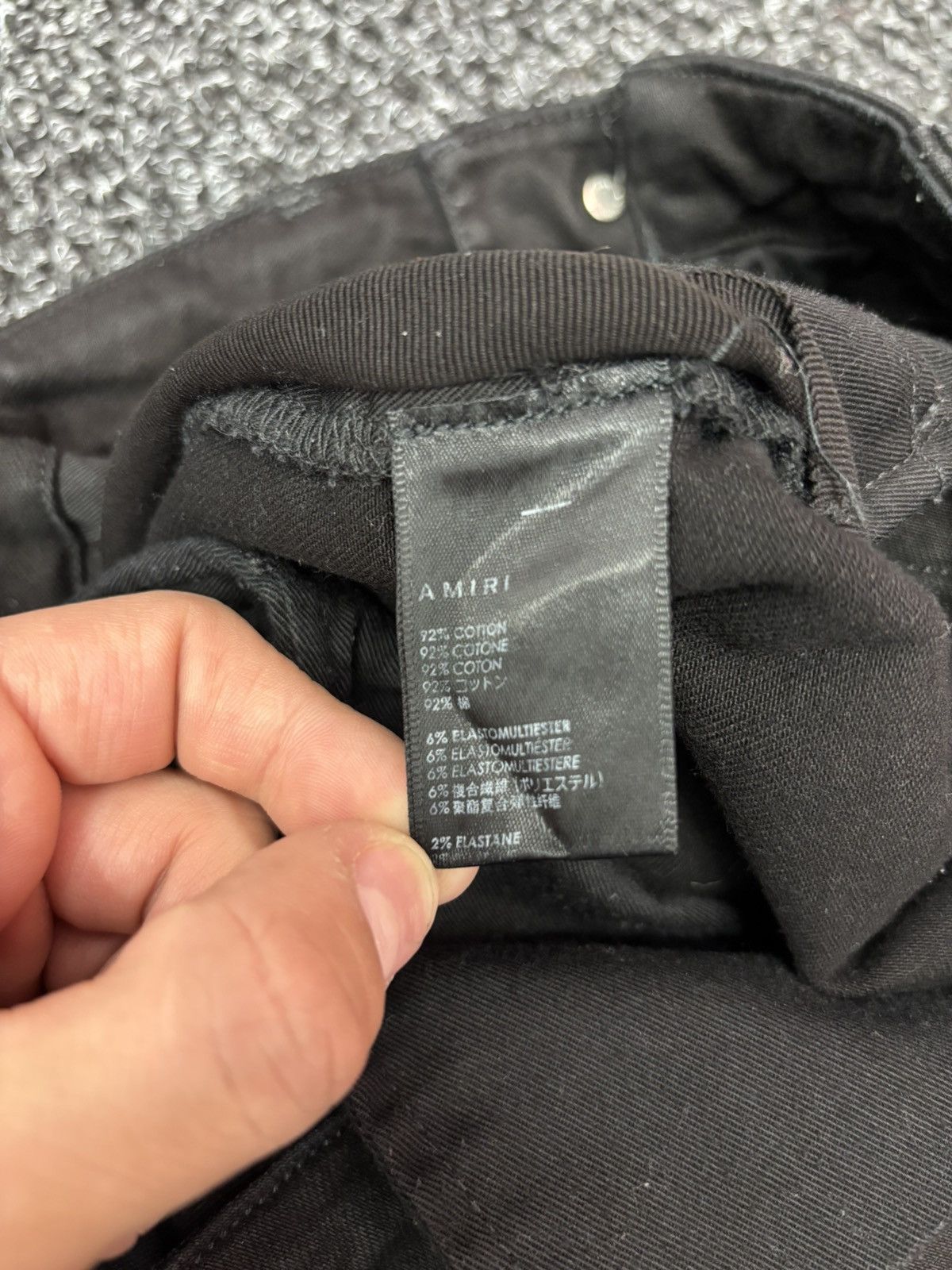 Amiri Amiri Tactical Cargo Slim-Fit Pants Black Size US 32 / EU 48 - 5 Thumbnail