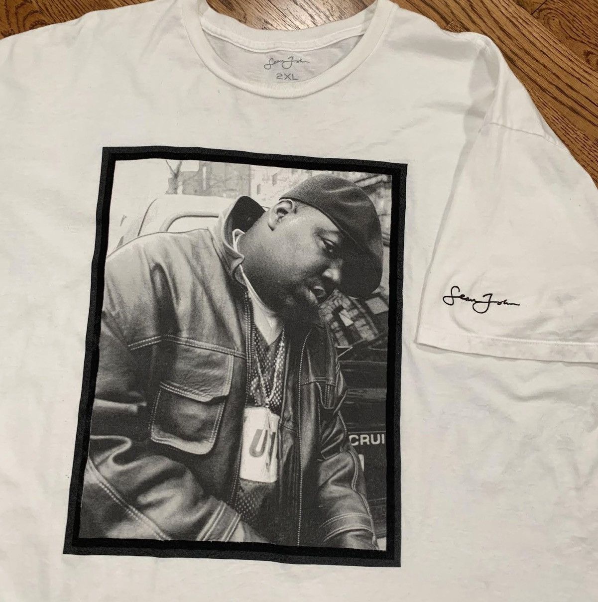 Vintage Sean John Biggie T Shirt (Size XXL)