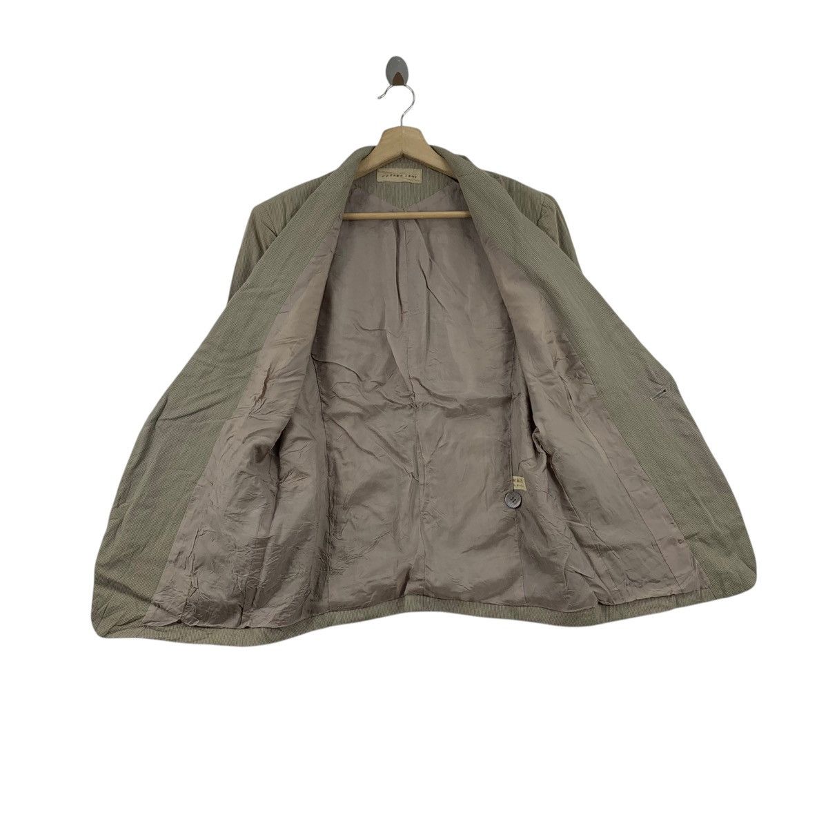 Vintage Vintage JURGEN LEHL Germany Designer Beige Blazer Coat Size US M / EU 48-50 / 2 - 4 Thumbnail