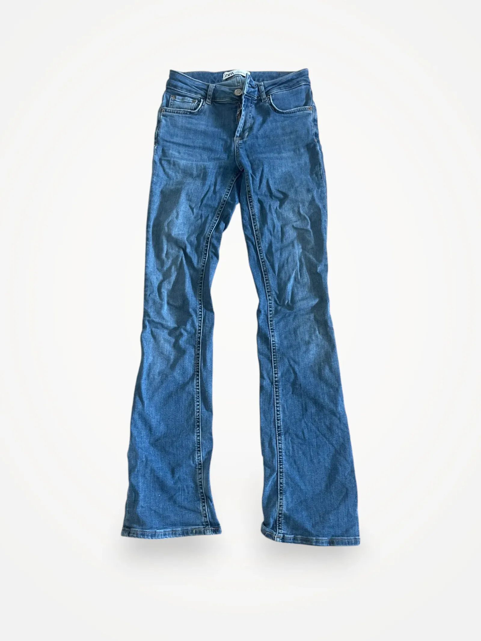 Zara Zara Low waist bootcut Jeans Size 32" / US 10 / IT 46 - 1 Thumbnail