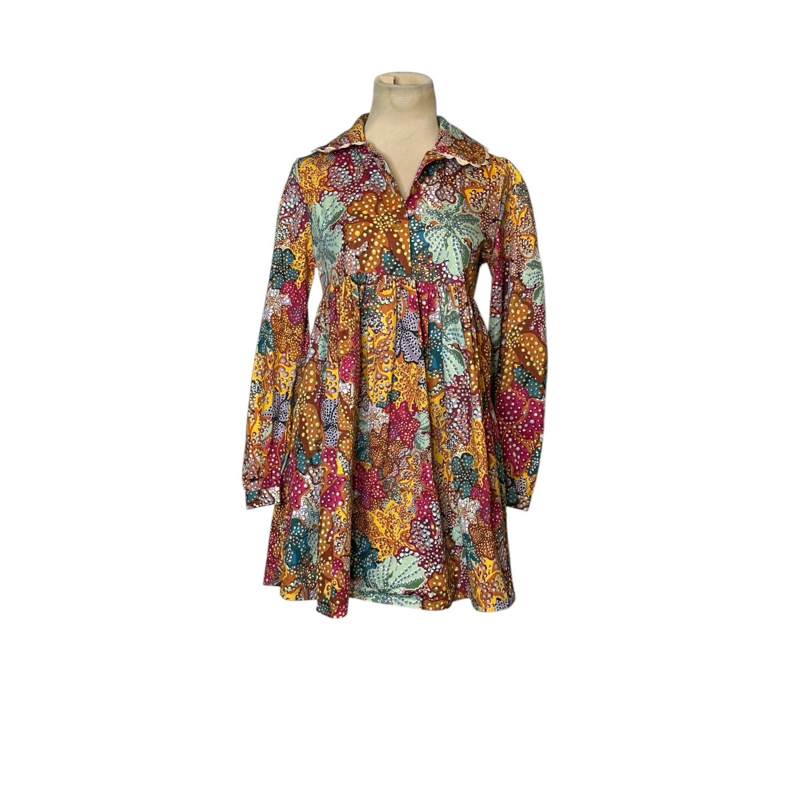 Other Kika Vargas Colorful Floral Babydoll Mini Dress size XXS Size XXS / US 00 / IT 34 - 7 Thumbnail