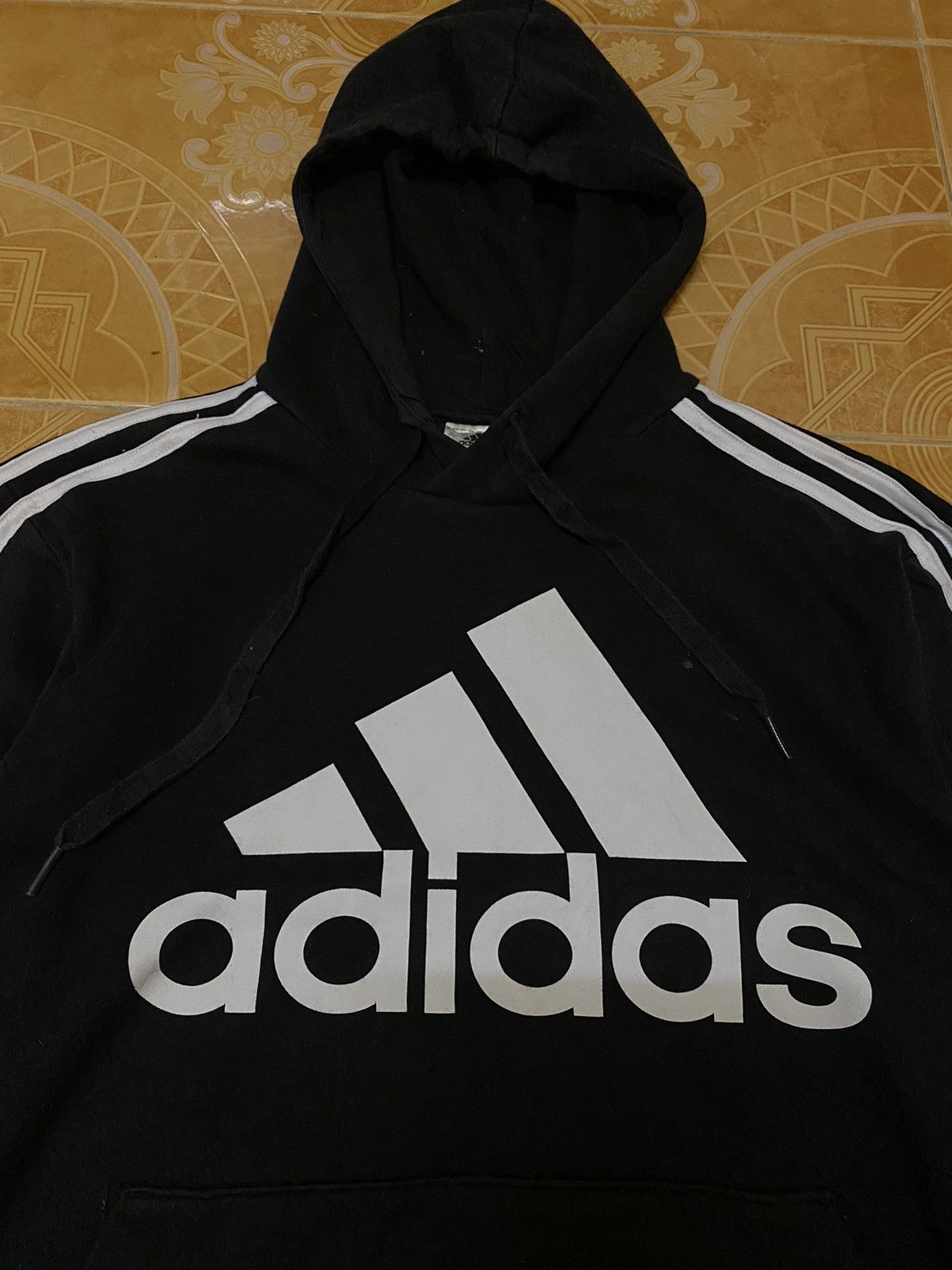 Adidas Adidas Stripped tee hoodies Size US L / EU 52-54 / 3 - 13 Thumbnail