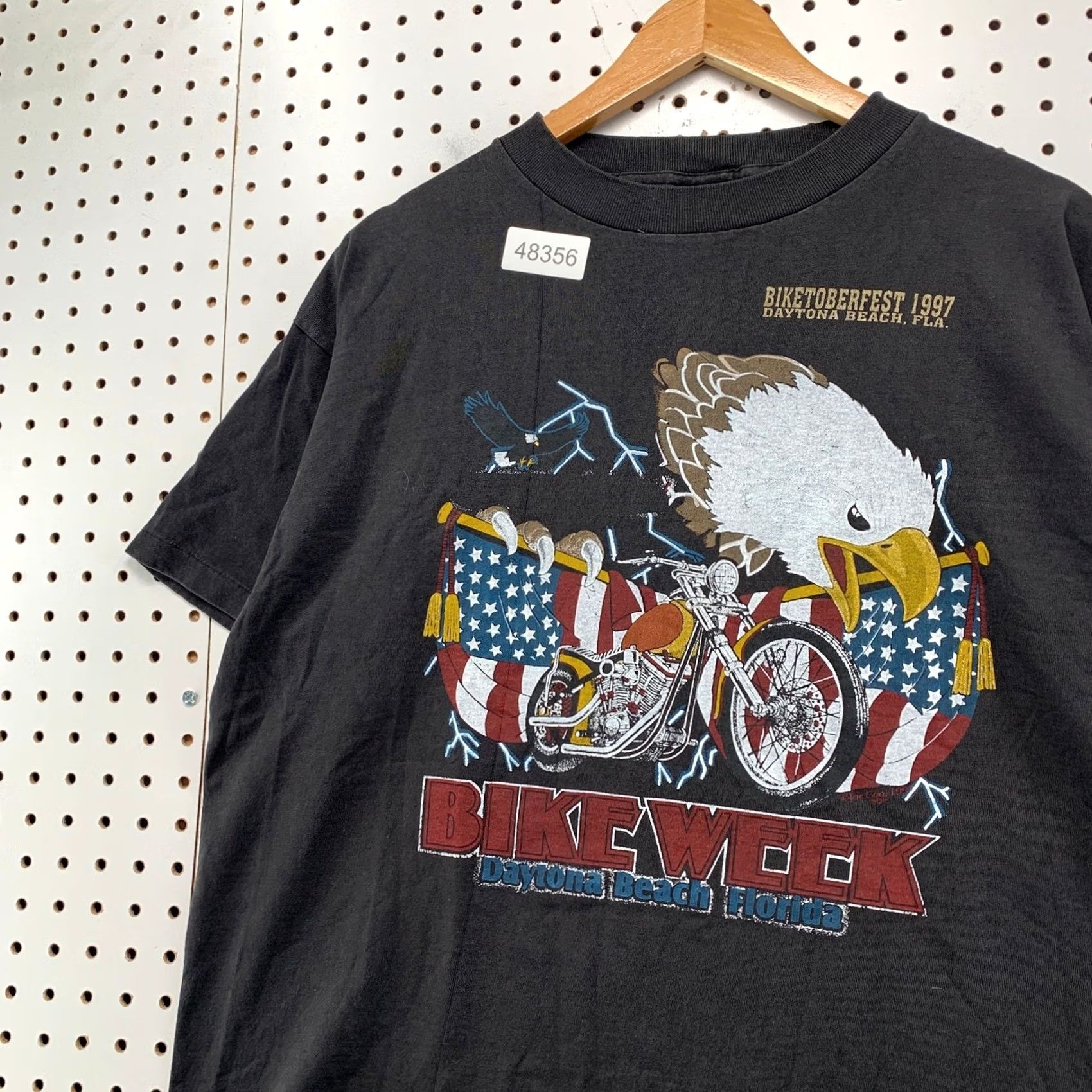 Vintage VINTAGE Fashion Victim Shirt Mens XL Black 1997 Biketoberfest Daytona Bike Week Grunge Graphic Tee 90s USA Size US XL / EU 56 / 4 - 4 Thumbnail