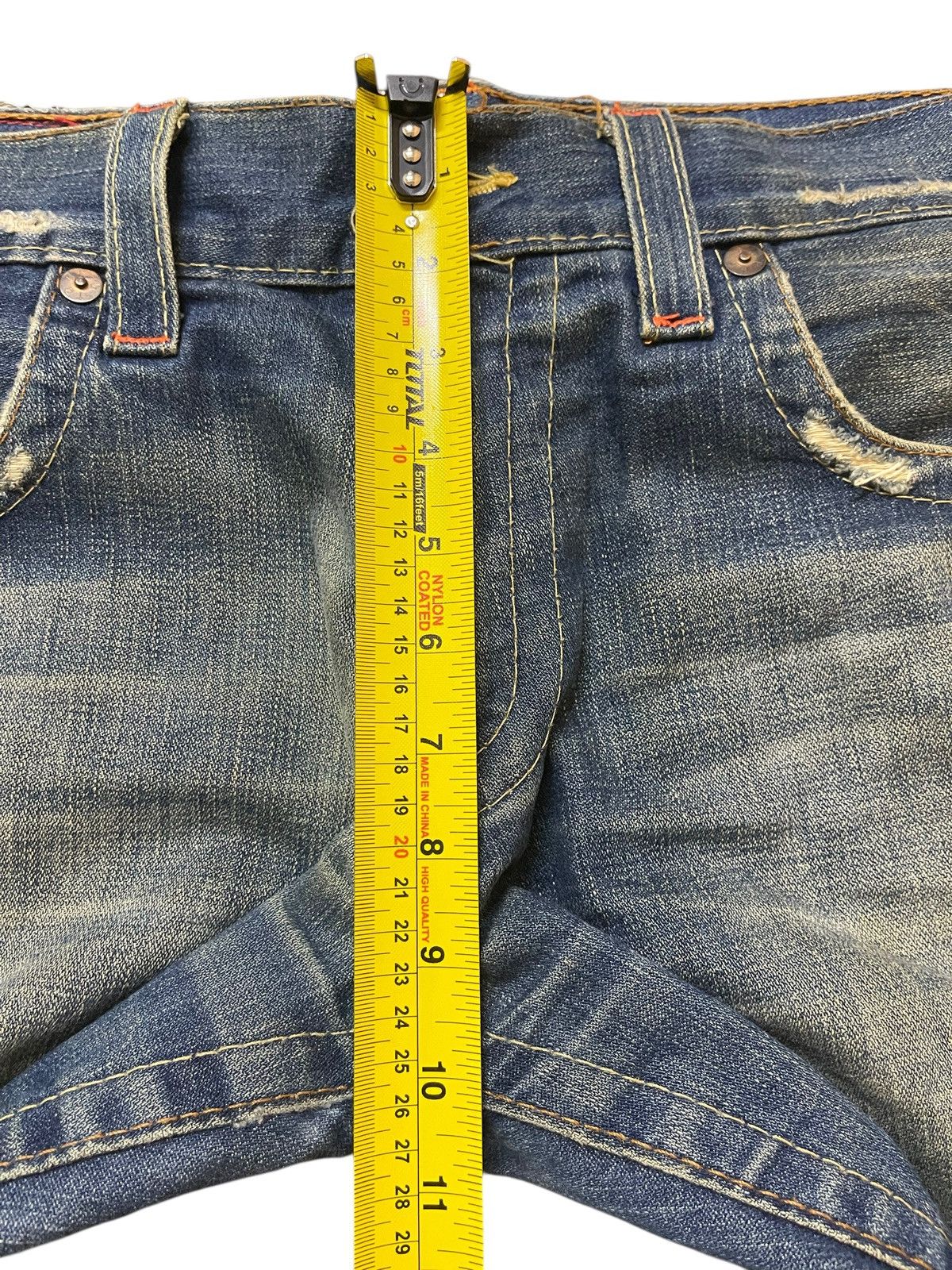 True Religion Vintage Usa True Religion Mud Wash Distress Spiral Leg Baggy Size US 38 / EU 54 - 17 Thumbnail