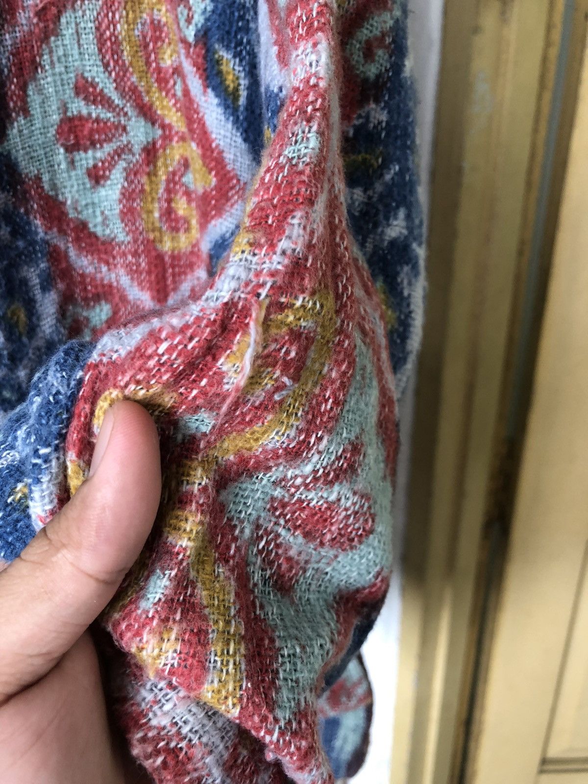 Native ❗️Sunder Native Cotton Knit Gaudy Oversize Jacket Like Coogi Size US M / EU 48-50 / 2 - 10 Thumbnail