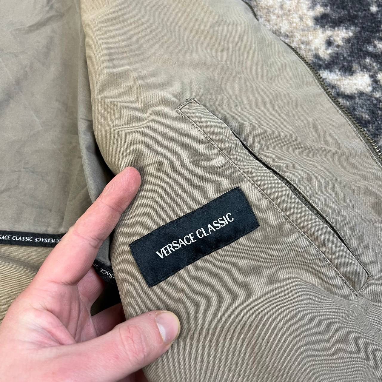 Versace Versace Classic Luxury Y2K Multipocket Bomber Jacket Size US M / EU 48-50 / 2 - 8 Thumbnail