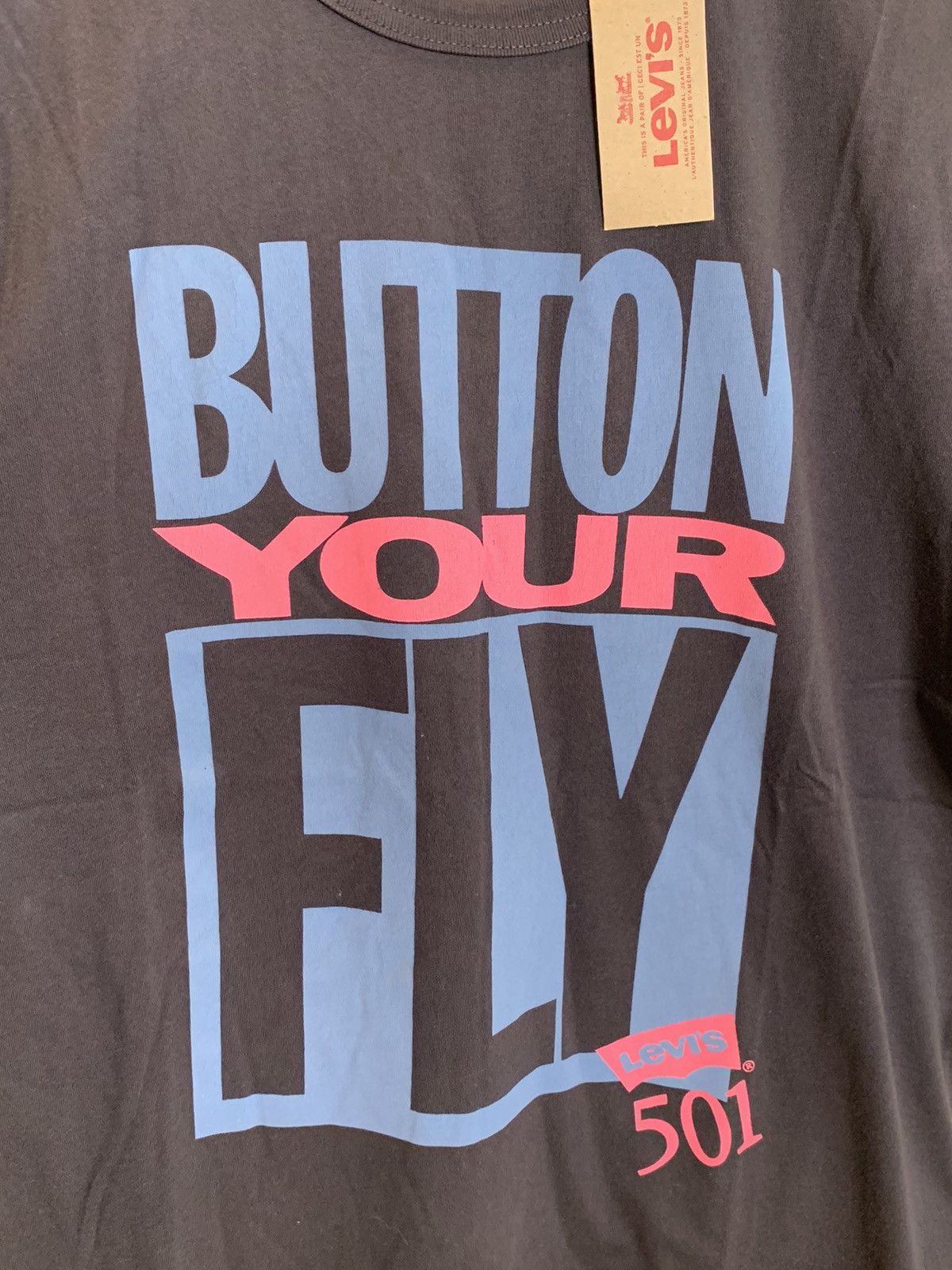 Levi's *RARE* New Levi’s Button Your Fly Graphic T-Shirt - Large Size US L / EU 52-54 / 3 - 2 Thumbnail