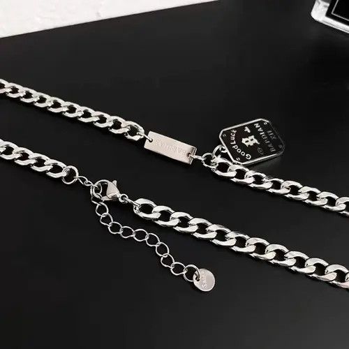 Other Good Lucky Letter B Black Tag Necklace Size ONE SIZE - 4 Thumbnail
