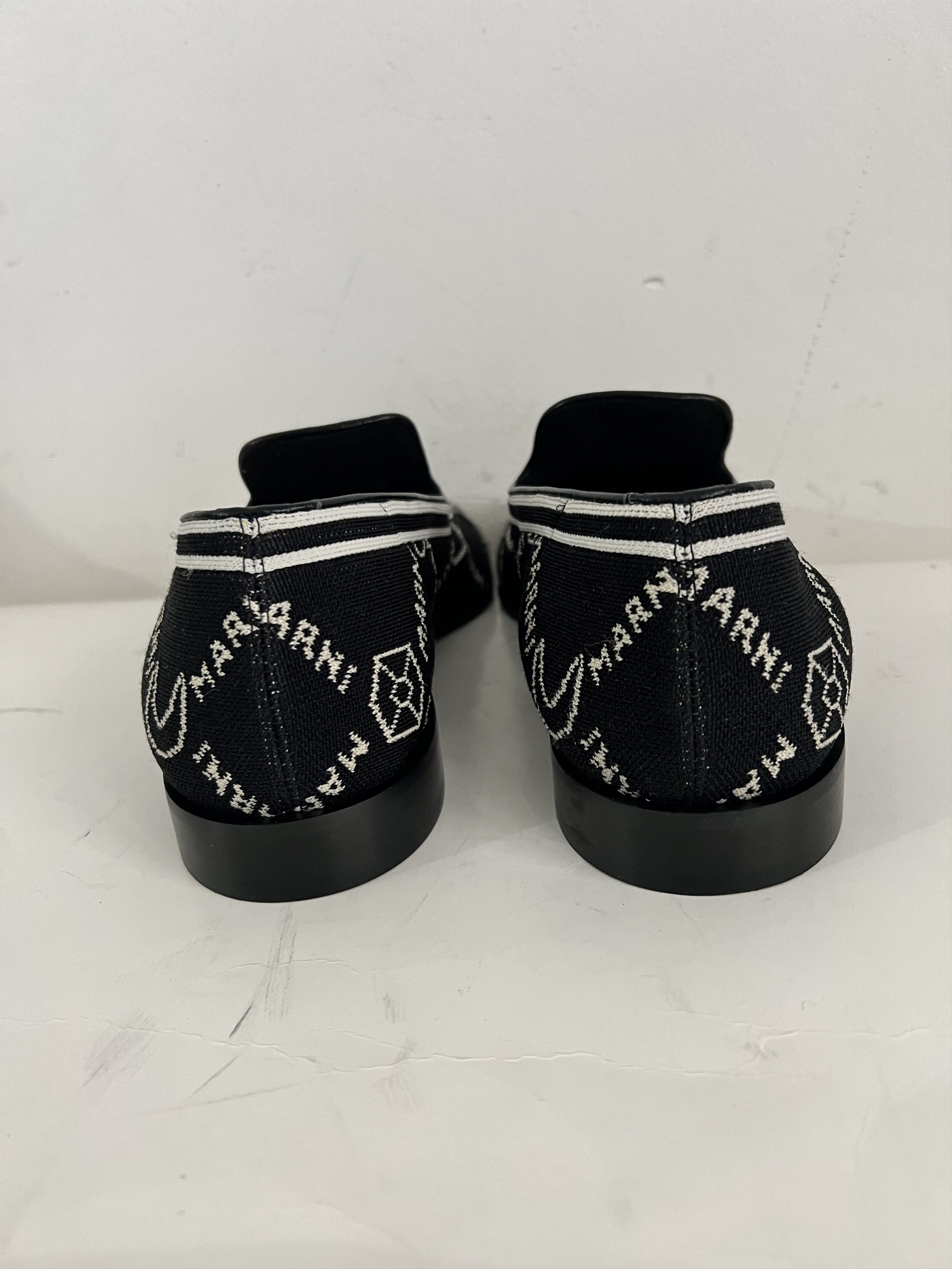 Marni Marnigram Trompe L'oeil Jacquard Moccasins Size US 10 / EU 43 - 7 Thumbnail