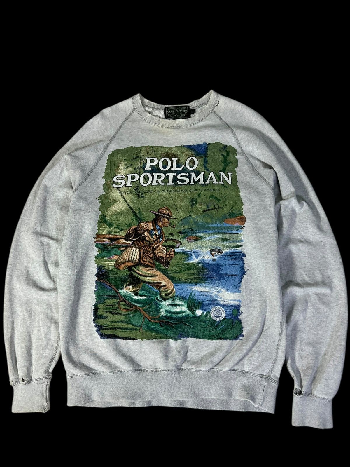 Polo Ralph Lauren Vintage Polo Sportsman Polo Country Ralph Lauren Sweatshirt Size US M / EU 48-50 / 2 - 1 Thumbnail